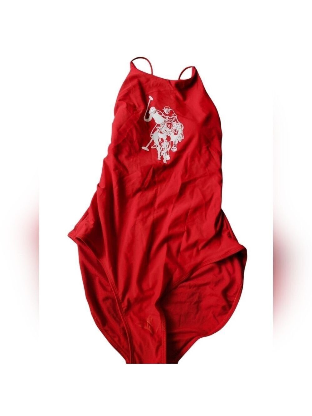 U.S. Polo Assn. Red Swimsuit with Iconic Logo XL NWT